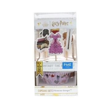 Harry Potter Cupcake Backförmchen & Topper Set / 24 - Hermine Granger